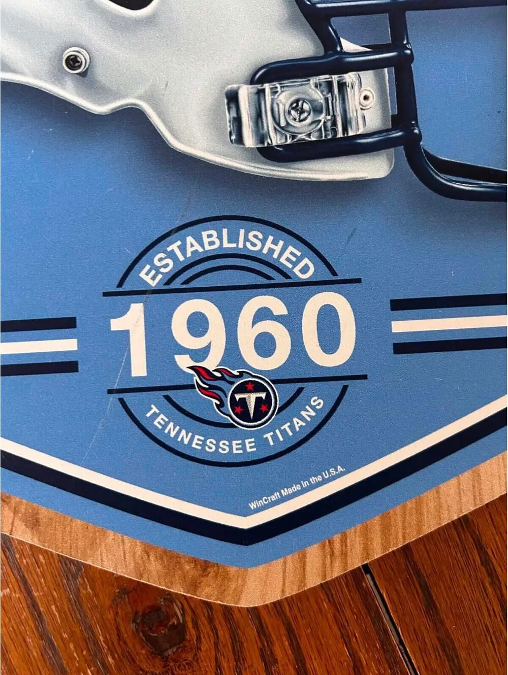 Tennessee Titans wall plaque, helmet, hanging gift collectible memorabilia fan